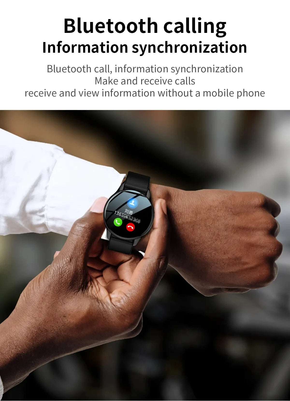 Smartwatch con Llamadas Bluetooth, Relojes para Hombres y Mujeres