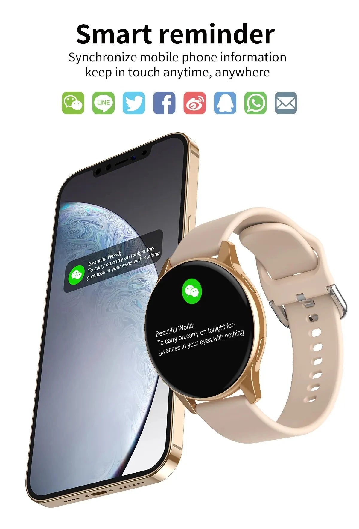 Smartwatch con Llamadas Bluetooth, Relojes para Hombres y Mujeres