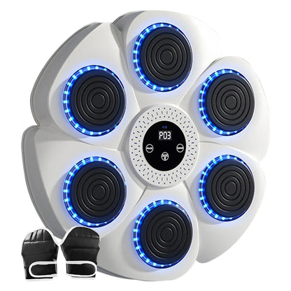 Máquina de boxeo con música inteligente, entrenamiento de boxeo, objetivo de pared, para adultos y niños, deportes, fitness, entrenador de boxeo, equipo de boxeo para el hogar.