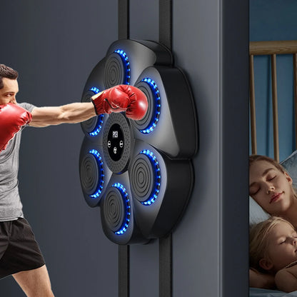 Máquina de boxeo con música inteligente, entrenamiento de boxeo, objetivo de pared, para adultos y niños, deportes, fitness, entrenador de boxeo, equipo de boxeo para el hogar.