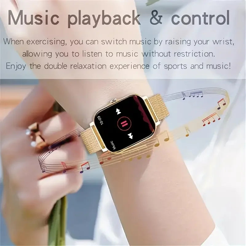 Smart Watch con Pantalla HD de 2.01 Pulgadas para Mujeres