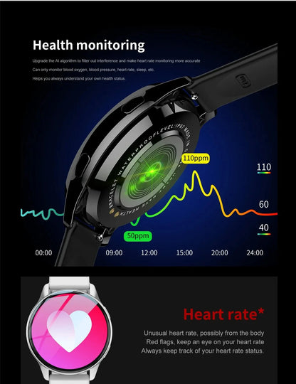 Smartwatch con Llamadas Bluetooth, Relojes para Hombres y Mujeres