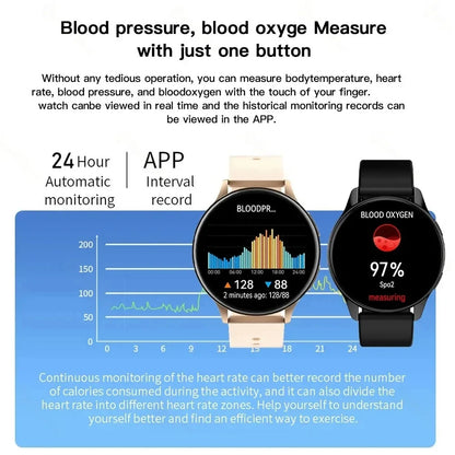 Smartwatch con Llamadas Bluetooth, Relojes para Hombres y Mujeres