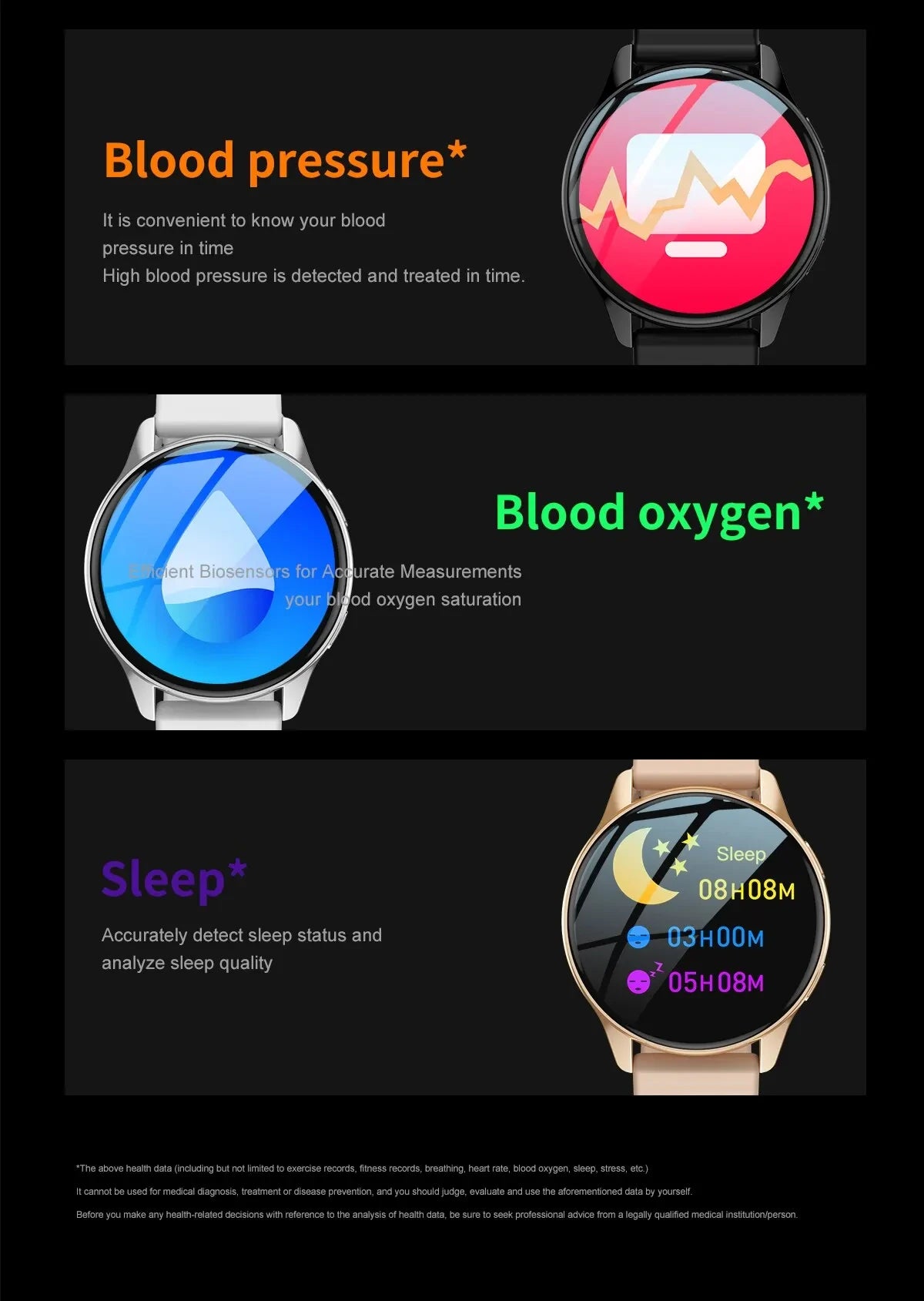 Smartwatch con Llamadas Bluetooth, Relojes para Hombres y Mujeres