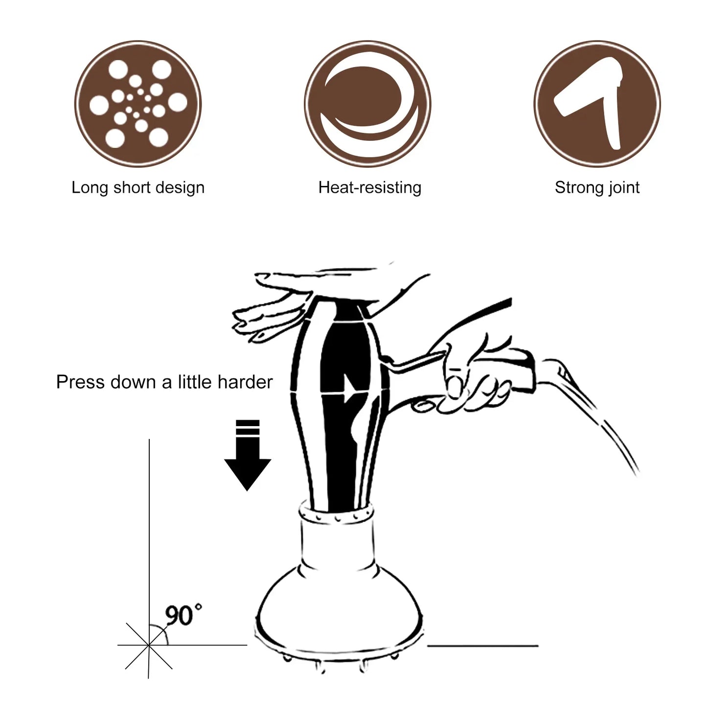 Difusor Universal de Secador de Pelo para Salón, Resistente a Altas Temperaturas, Herramientas de Secado Disperso para Peluquería Doméstica y Profesional