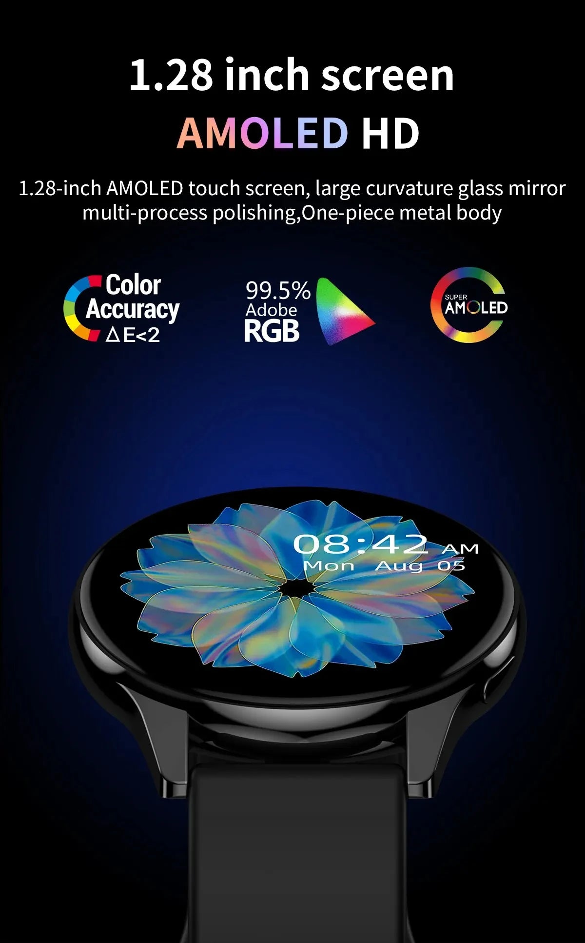 Smartwatch con Llamadas Bluetooth, Relojes para Hombres y Mujeres