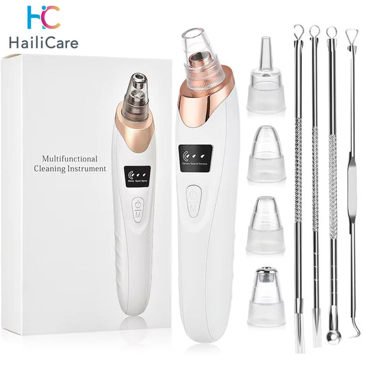 Removedor de Puntos Negros Limpiador Profundo Facial para Nariz y Zona T, Extractor de Acné y Espinillas por Succión al Vacío, Herramienta de Belleza Facial con Diamante para una Piel Limpia